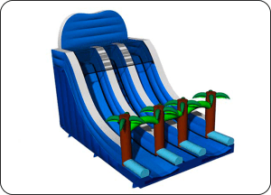 Toboggan géant double