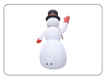 bonhomme de neige gonflable