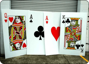 cartes géantes casino