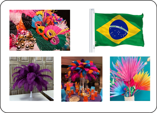 lot de dérations carnaval