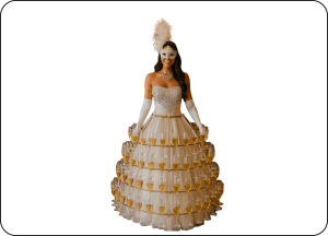 location Robe coupe de champagne
